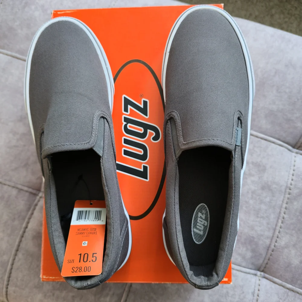 NWT Lugz Men's Sammy Canvas Slip-On Sneakers Size 10.5 - Picture 6 of 6